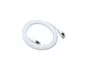 Mobile Preview: Patch cord Cat.6, flat, PiMF/STP, white, 5m DINIC Box